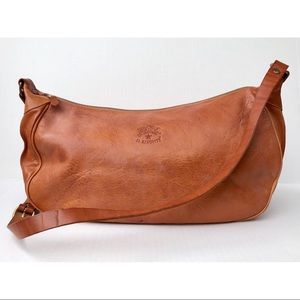 IL BISONTE Leather Crossbody Vintage XL